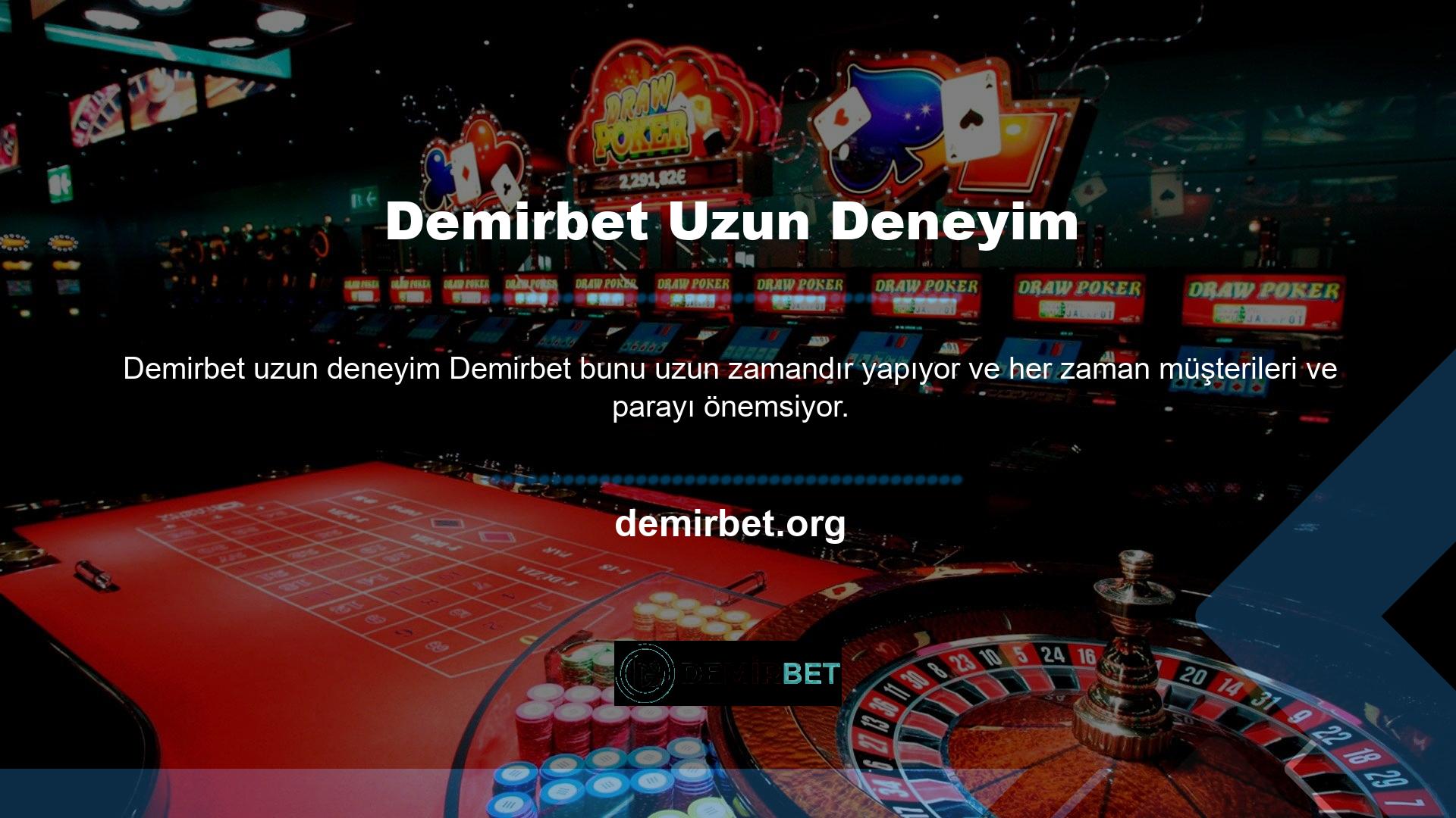 Demirbet her zaman müşterilerine mümkün olan en iyi hizmeti vermeye ve güvenilir olduğuna inanmıştır